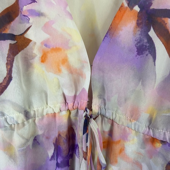 Show Me Your MuMu Romper Shorts V Neck Floral Size Small - Picture 2 of 15